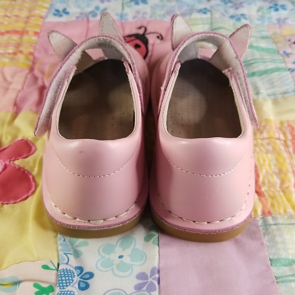 Livie & Luca Pink Leather Bunny Dress Shoes Size 12 Molly - Picture 4 of 8